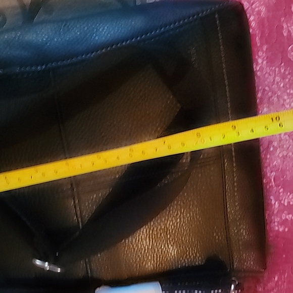 The Sak Black Leather Bag with Blue Strap - Picture 6 of 6